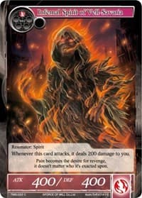 Infernal Spirit of Vell-Savaria - The Moonlit Savior - Force of Will card