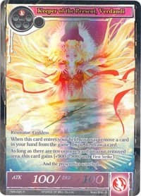 Keeper of the Present, Verdandi (Full Art) - The Moonlit Savior - Force of Will card
