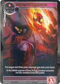 Memory of Disappearance (Full Art) - The Moonlit Savior - Force of Will card