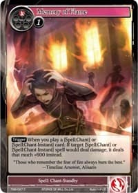 Memory of Flame - The Moonlit Savior - Force of Will card