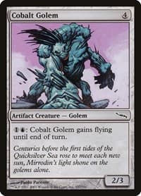 Cobalt Golem - Mirrodin - Magic: The Gathering card