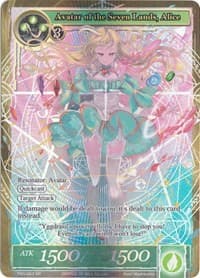 Avatar of the Seven Lands, Alice (Full Art) - The Moonlit Savior - Force of Will card