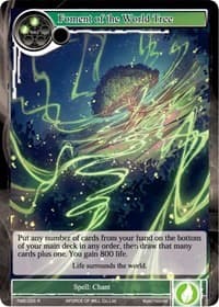 Foment of the World Tree - The Moonlit Savior - Force of Will card