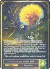 Yggdrasil, the World Tree (Full Art) - The Moonlit Savior - Force of Will card