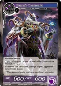 Demonic Commander - The Moonlit Savior - Force of Will card
