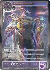 Demonic Commander (Full Art) - The Moonlit Savior - Force of Will card