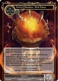 Orb of Disaster, Ifrit Glass - The Moonlit Savior - Force of Will card