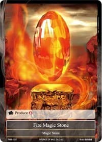 Fire Magic Stone - The Moonlit Savior - Force of Will card