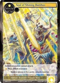 Seal of Shining Bamboo - The Moonlit Savior - Force of Will card