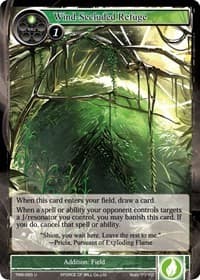 Wind-Secluded Refuge - The Moonlit Savior - Force of Will card