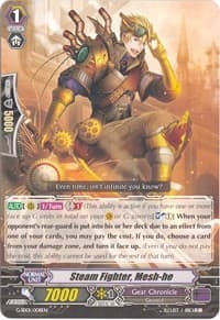 Steam Fighter, Mesh-he - G-Start Deck 1: Odyssey of the Interspatial Dragon - Cardfight Vanguard card