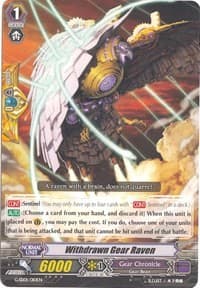 Withdrawn Gear Raven - G-Start Deck 1: Odyssey of the Interspatial Dragon - Cardfight Vanguard card