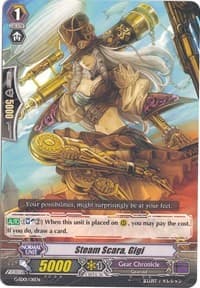 Steam Scara, Gigi - G-Start Deck 1: Odyssey of the Interspatial Dragon - Cardfight Vanguard card