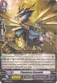 Timepiece Dracokid - G-Start Deck 1: Odyssey of the Interspatial Dragon - Cardfight Vanguard card