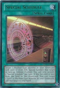 Special Schedule - Yu-Gi-Oh! ZEXAL World Duel Carnival Promos - YuGiOh card