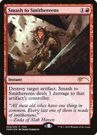 Smash to Smithereens - FNM Promos - Magic: The Gathering card