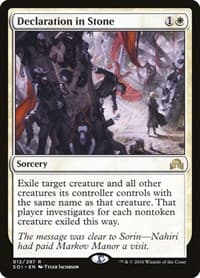 Declaration in Stone - Shadows over Innistrad - Magic: The Gathering card