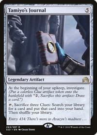 Tamiyo's Journal (Entry 434) - Shadows over Innistrad - Magic: The Gathering card