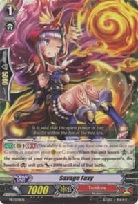Savage Foxy - Promo Cards - Cardfight Vanguard card