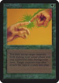 Instill Energy - Alpha Edition - Magic: The Gathering card