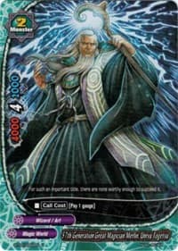 57th Generation Great Magician Merlin, Unryu Togetsu - Break to the Future - Future Card BuddyFight card