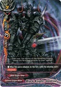 Black Knight, Goldred - Break to the Future - Future Card BuddyFight card