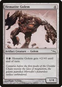 Hematite Golem - Mirrodin - Magic: The Gathering card