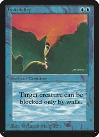 Invisibility - Alpha Edition - Magic: The Gathering card