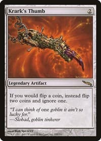 Krark's Thumb - Mirrodin - Magic: The Gathering card