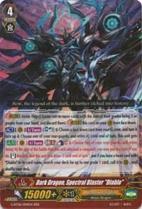 Dark Dragon, Spectral Blaster "Diablo" - G-BT06: Transcension of Blade & Blossom - Cardfight Vanguard card