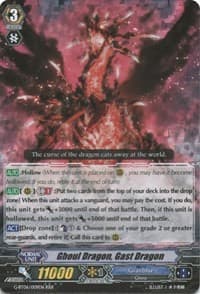 Ghoul Dragon, Gast Dragon - G-BT06: Transcension of Blade & Blossom - Cardfight Vanguard card
