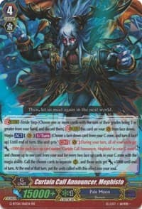 Curtain Call Announcer, Mephisto - G-BT06: Transcension of Blade & Blossom - Cardfight Vanguard card