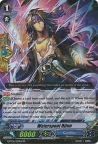 Waterspout Djinn - G-BT06: Transcension of Blade & Blossom - Cardfight Vanguard card