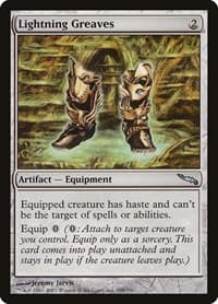 Lightning Greaves - Mirrodin - Magic: The Gathering card