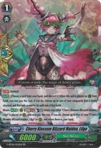 Cherry Blossom Blizzard Maiden, Lilga - G-BT06: Transcension of Blade & Blossom - Cardfight Vanguard card