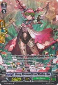 Cherry Blossom Blizzard Maiden, Lilga (SP) - G-BT06: Transcension of Blade & Blossom - Cardfight Vanguard card