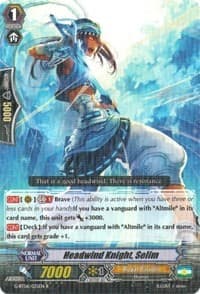 Headwind Knight, Selim - G-BT06: Transcension of Blade & Blossom - Cardfight Vanguard card