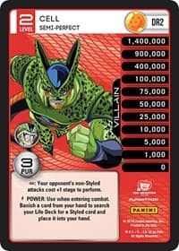 Cell - Semi-Perfect (High Tech Foil) - Panini: Perfection - Dragon Ball Z TCG card