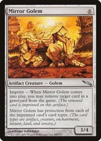 Mirror Golem - Mirrodin - Magic: The Gathering card