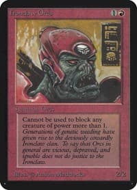 Ironclaw Orcs - Alpha Edition - Magic: The Gathering card