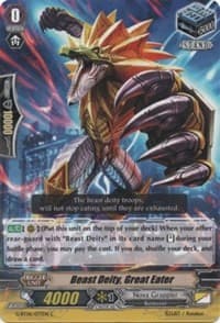 Beast Deity, Great Eater - G-BT06: Transcension of Blade & Blossom - Cardfight Vanguard card