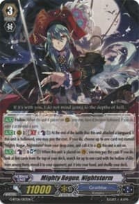 Mighty Rogue, Nightstorm - G-BT06: Transcension of Blade & Blossom - Cardfight Vanguard card