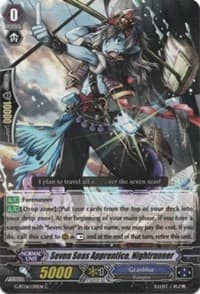 Seven Seas Apprentice, Nightrunner - G-BT06: Transcension of Blade & Blossom - Cardfight Vanguard card