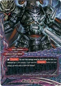 Black Armor - Break to the Future - Future Card BuddyFight card