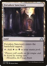 Forsaken Sanctuary - Shadows over Innistrad - Magic: The Gathering card