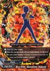 Sun Fist, Sunshine Impact - Immortal Entities - Future Card BuddyFight card