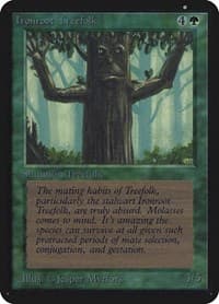 Ironroot Treefolk - Alpha Edition - Magic: The Gathering card
