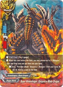 Super Armordragon, Gargantua Blade Dragon - Darkness Fable - Future Card BuddyFight card