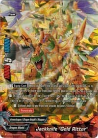 Jackknife "Gold Ritter" - Darkness Fable - Future Card BuddyFight card