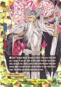 Great Magician, Merlin - Darkness Fable - Future Card BuddyFight card